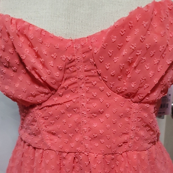Wild Fable Orange Ruched Babydoll Sundress - Picture 7 of 9